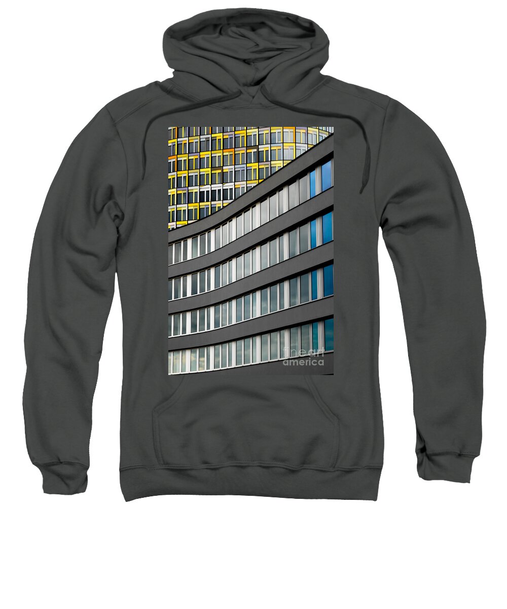 Adac Sweatshirt featuring the photograph Urban Rectangles by Hannes Cmarits