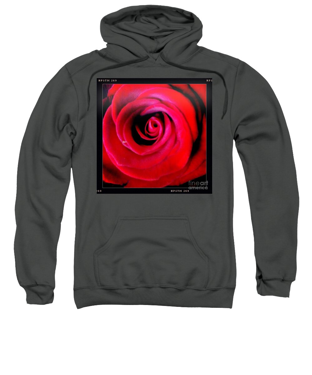 Rose Sweatshirt featuring the photograph Velvet by Denise Railey