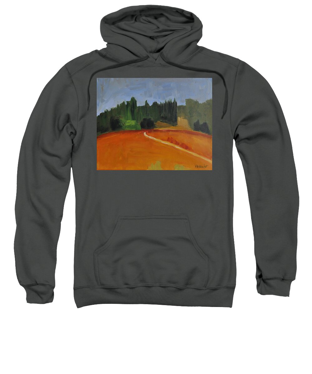 Wright Sweatshirt featuring the painting Wanderings by Paulette B Wright