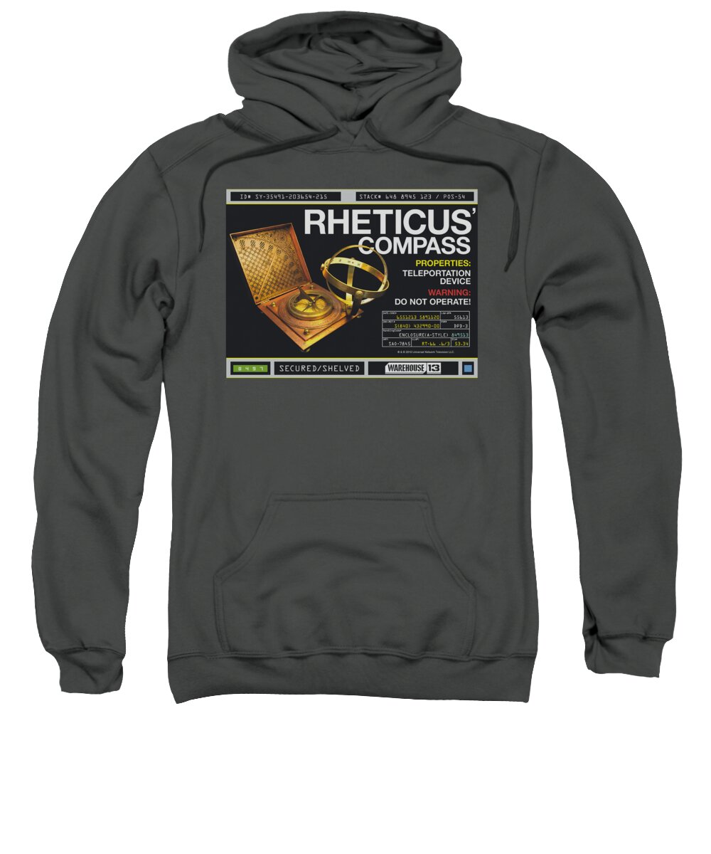 Warehouse 13 Sweatshirt featuring the digital art Warehouse 13 - Rheticus Compass by Brand A