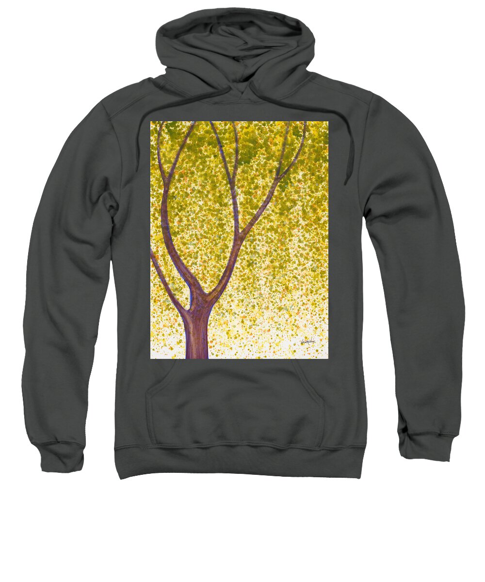 Aesthetic Sweatshirt featuring the painting Willowbrooke at Tanner II by Jerome Lawrence
