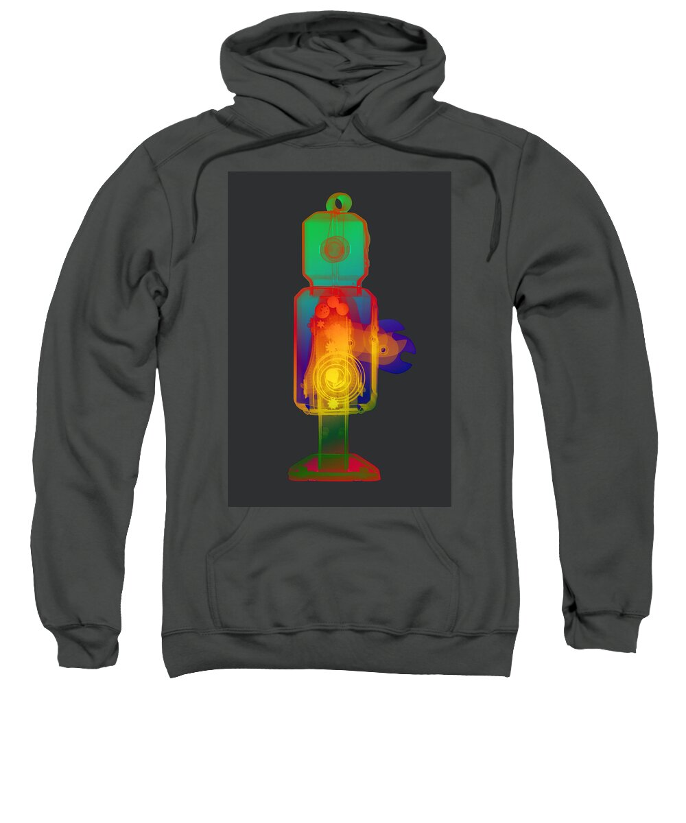 X-ray Art Sweatshirt featuring the photograph X-ray Robot RS No.1 by Roy Livingston