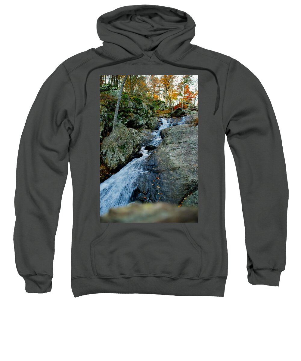 Cunningham Falls Sweatshirt featuring the photograph Cunningham Falls #19 by Mark Dodd