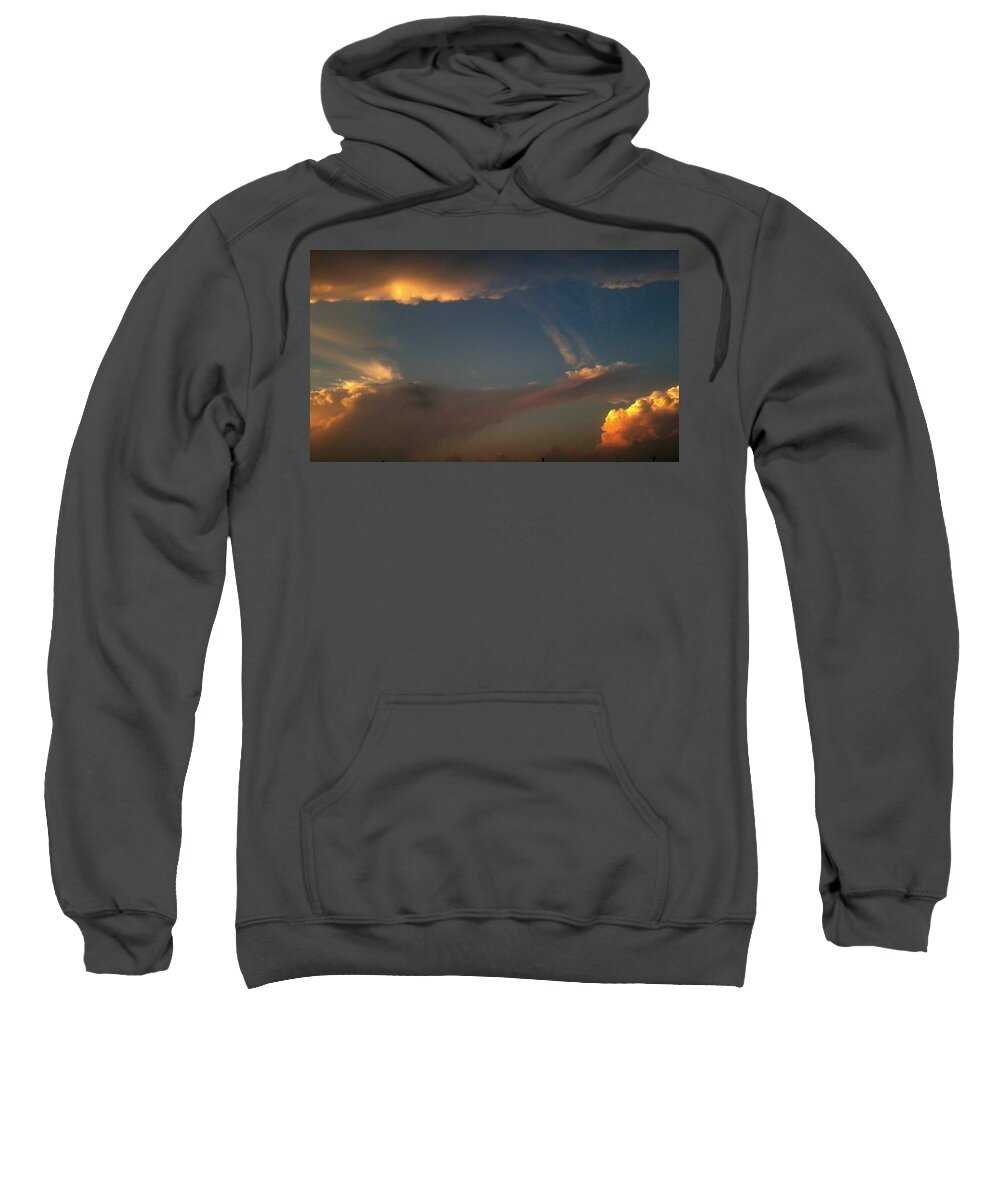 Clouds Sweatshirt featuring the photograph Cloud Island by Stephen King