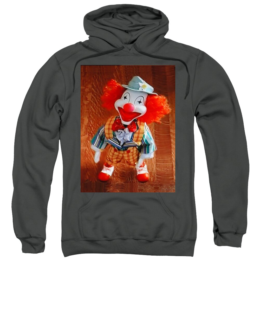 Clown Sweatshirt featuring the photograph Clown by Rob Hans