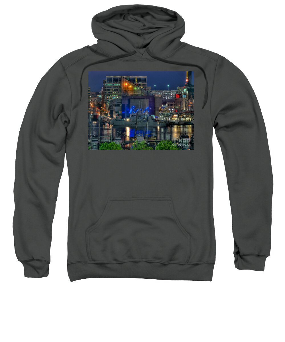 Baltimore Sweatshirt featuring the photograph HMCS Goose Bay by Mark Dodd