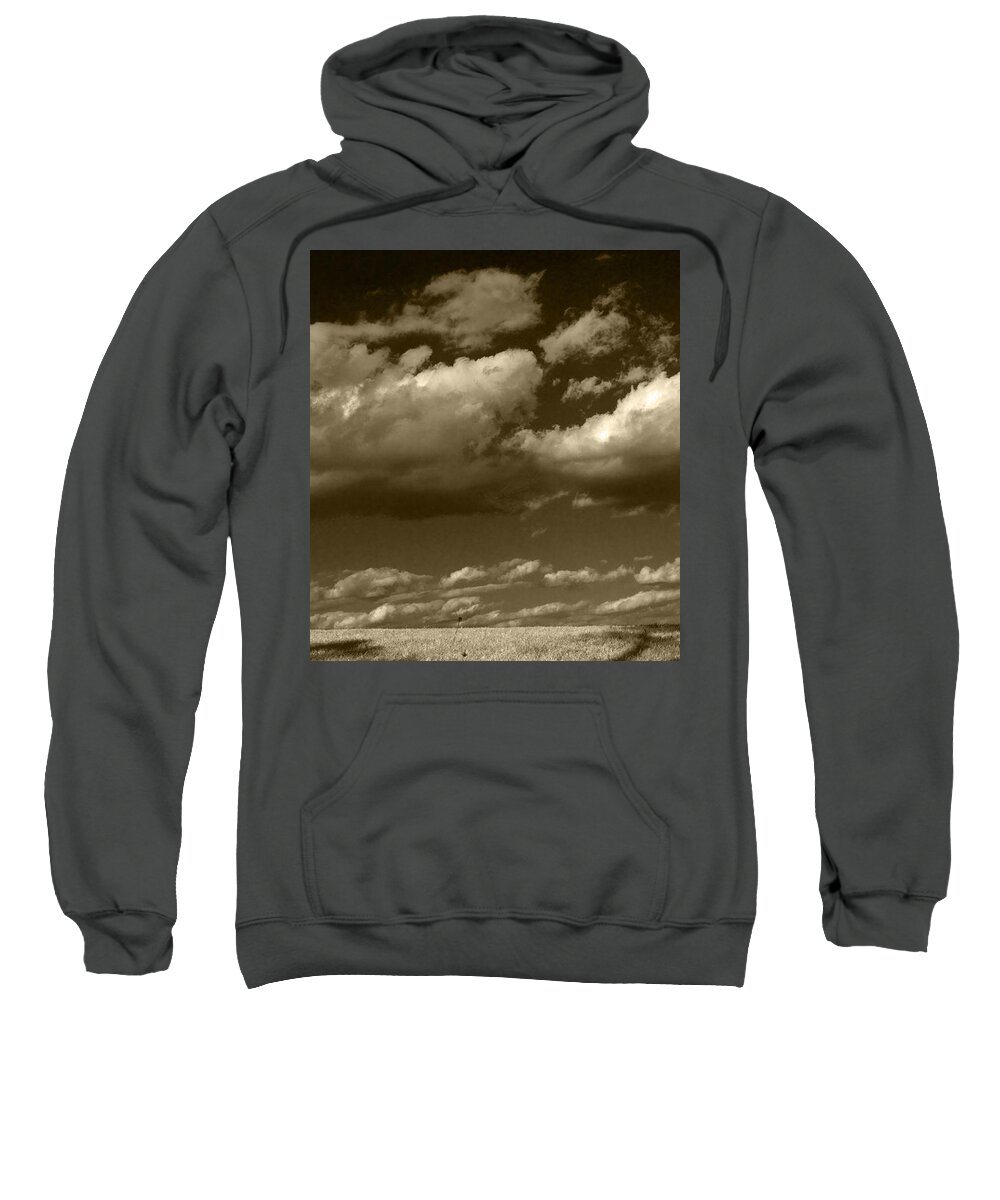 Clouds Sweatshirt featuring the photograph I really don't know Clouds at all by Yuri Lev