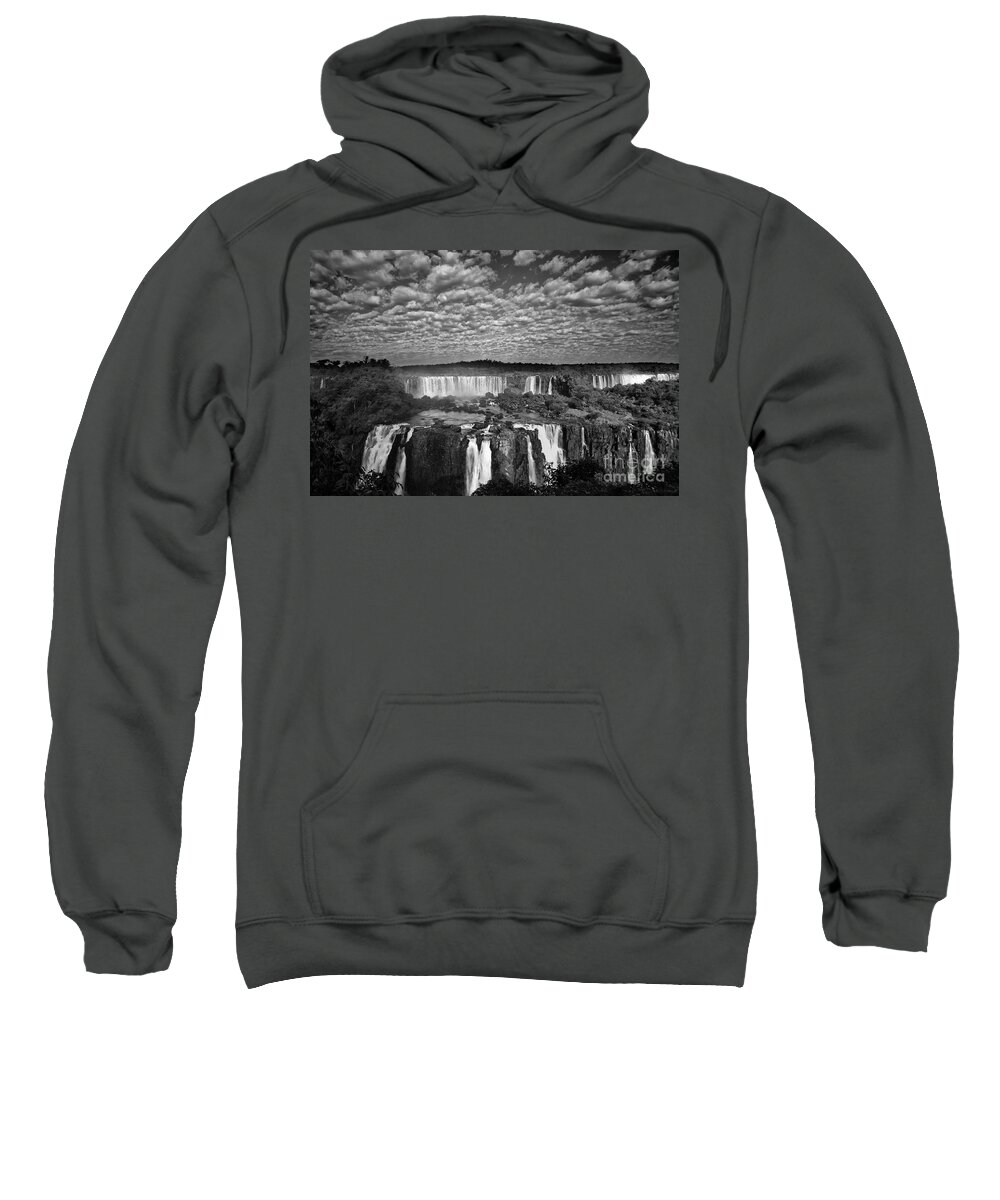 Water Photography Sweatshirt featuring the photograph Iguacu Falls by Keith Kapple