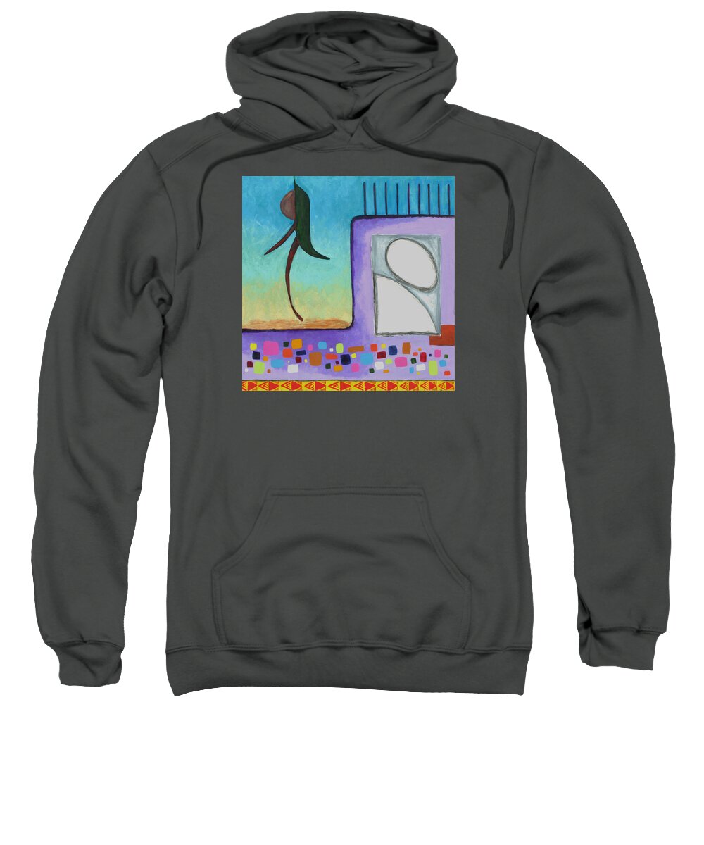 2006 Sweatshirt featuring the painting Newlife by Will Felix