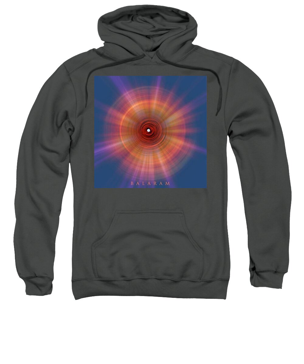 Meditation Sweatshirt featuring the digital art Sacred Insight by Richard Laeton