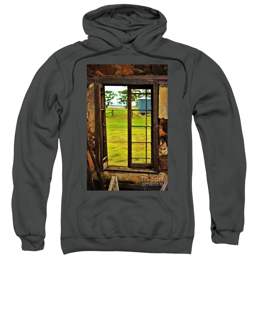 Melbourne Sweatshirt featuring the photograph The view from within by Blair Stuart