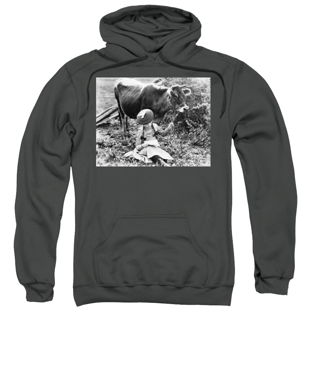 -ec33- Sweatshirt featuring the photograph True Heart Susie, 1919 by Granger