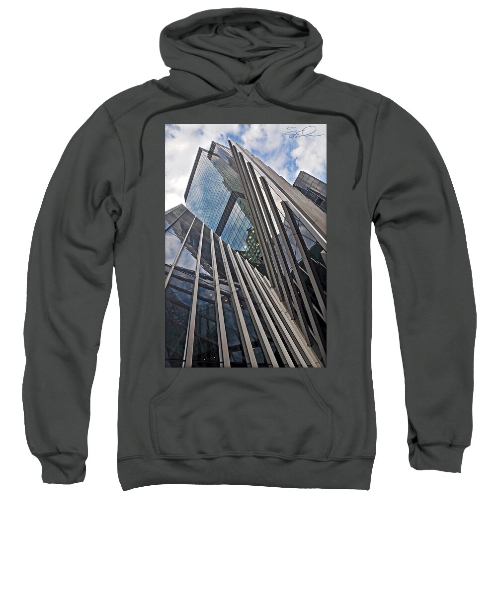 Nyc Sweatshirt featuring the photograph Trylon Towers by S Paul Sahm