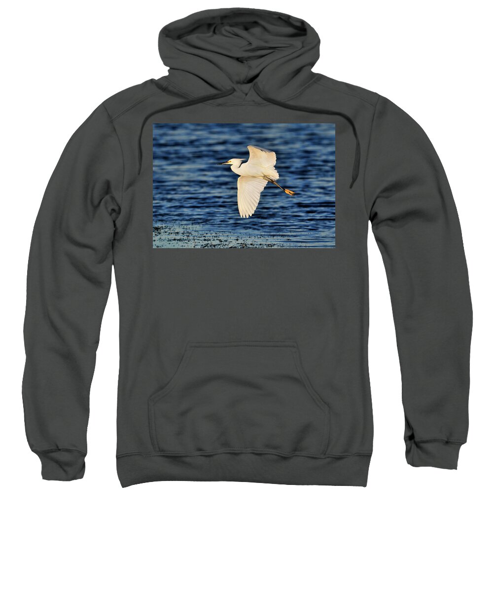 Snowy Sweatshirt featuring the photograph Turning to the evening light by Bill Dodsworth