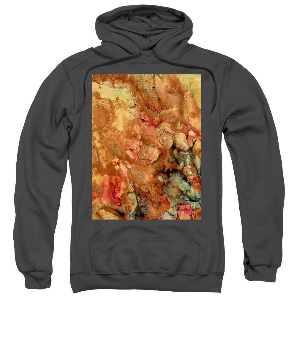 Painting Sweatshirt featuring the painting View From Another Realm by Rory Siegel