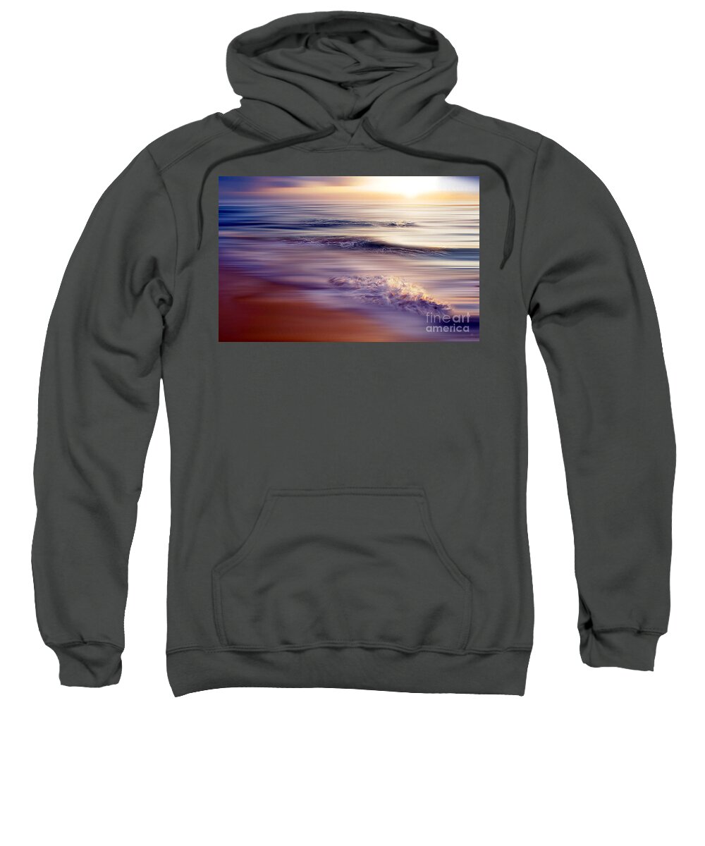 Sea Sweatshirt featuring the photograph Violet Dream by Hannes Cmarits