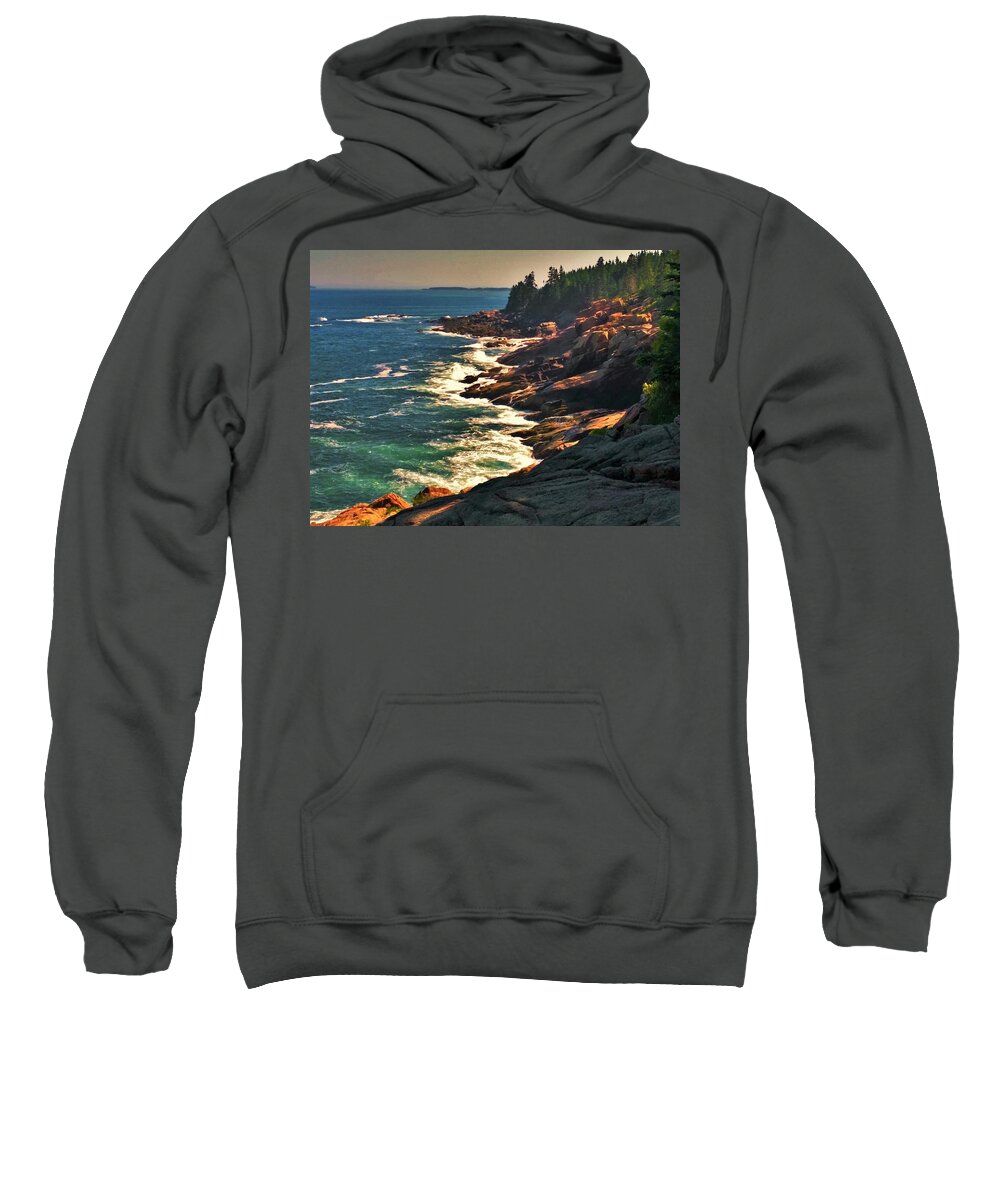 Acadia Sweatshirt featuring the photograph Acadia #2 by Lisa Dunn