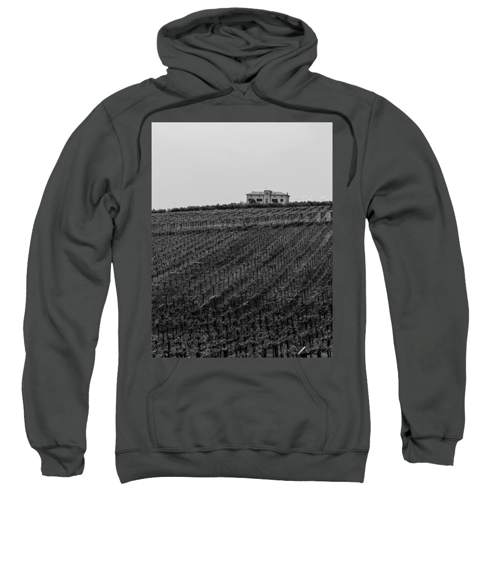 Wineyard Sweatshirt featuring the photograph An italian farm in Abruzzo #1 by AM FineArtPrints