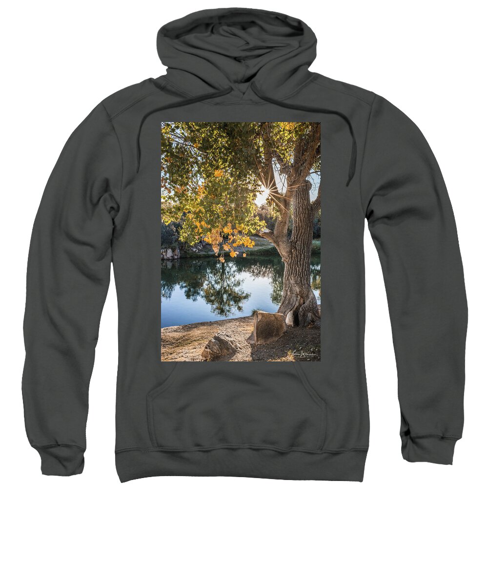 Autumn Sweatshirt featuring the photograph Autumn Light #1 by Aaron Burrows