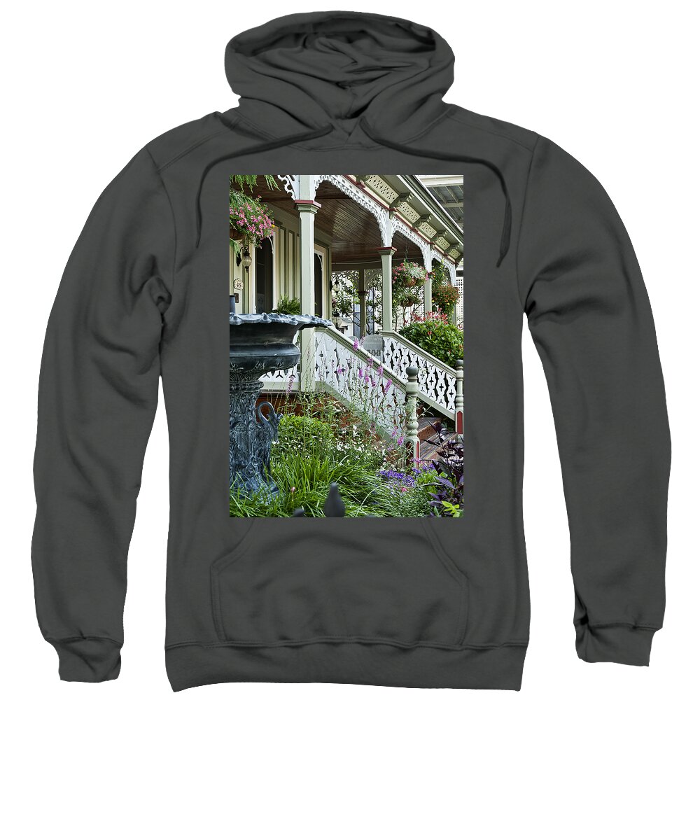 Cape May Sweatshirt featuring the photograph Cape May Victorian #1 by John Greim