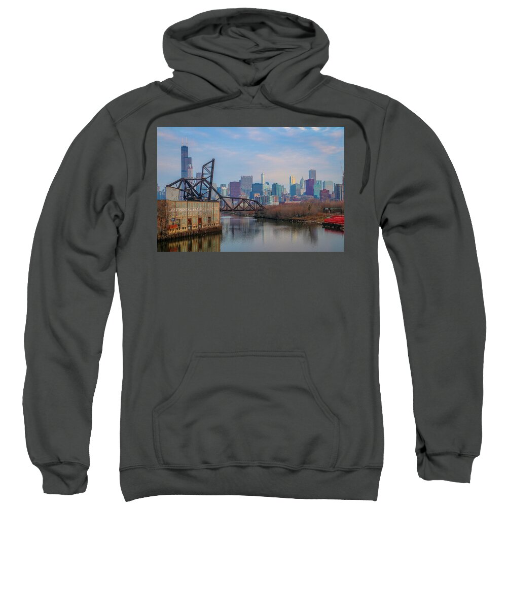  Sweatshirt featuring the photograph Chicago #1 by Tony HUTSON