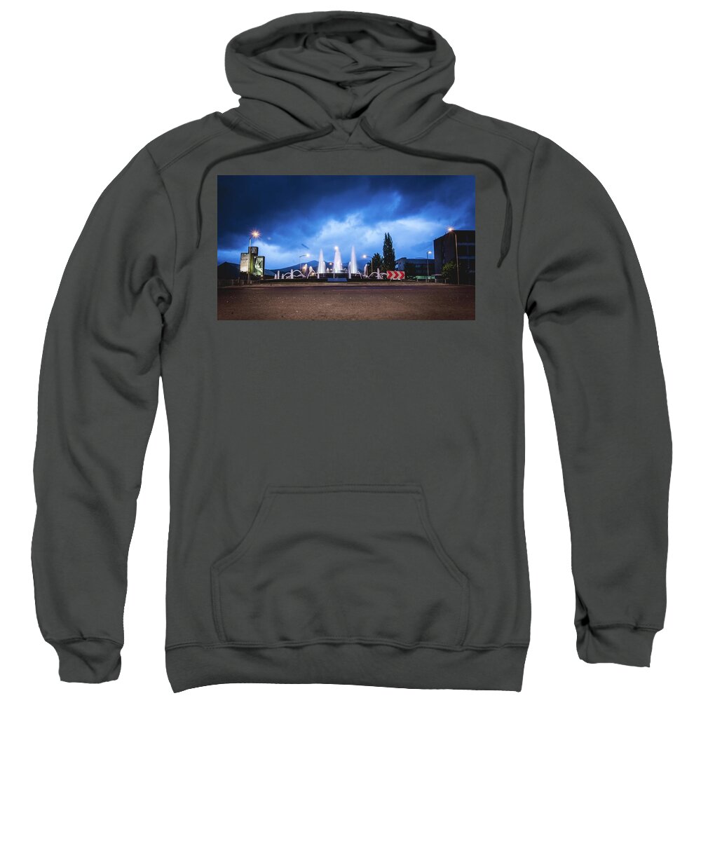 Fountain Sweatshirt featuring the photograph Fountain #1 by Jackie Russo