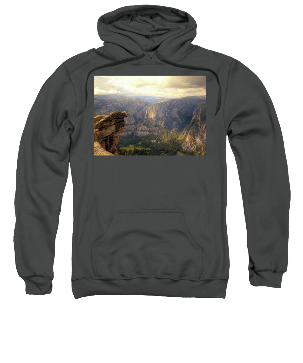 Yosemite Sweatshirt featuring the photograph High Sierra Overview #2 by Harold Rau