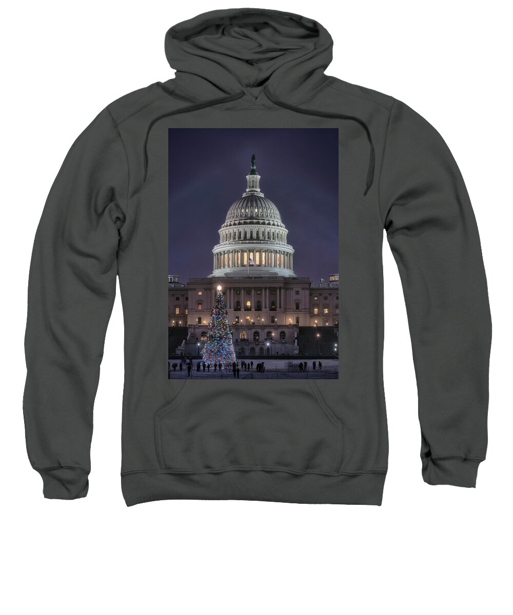 Washington Dc Sweatshirt featuring the photograph Lights #2 by Robert Fawcett