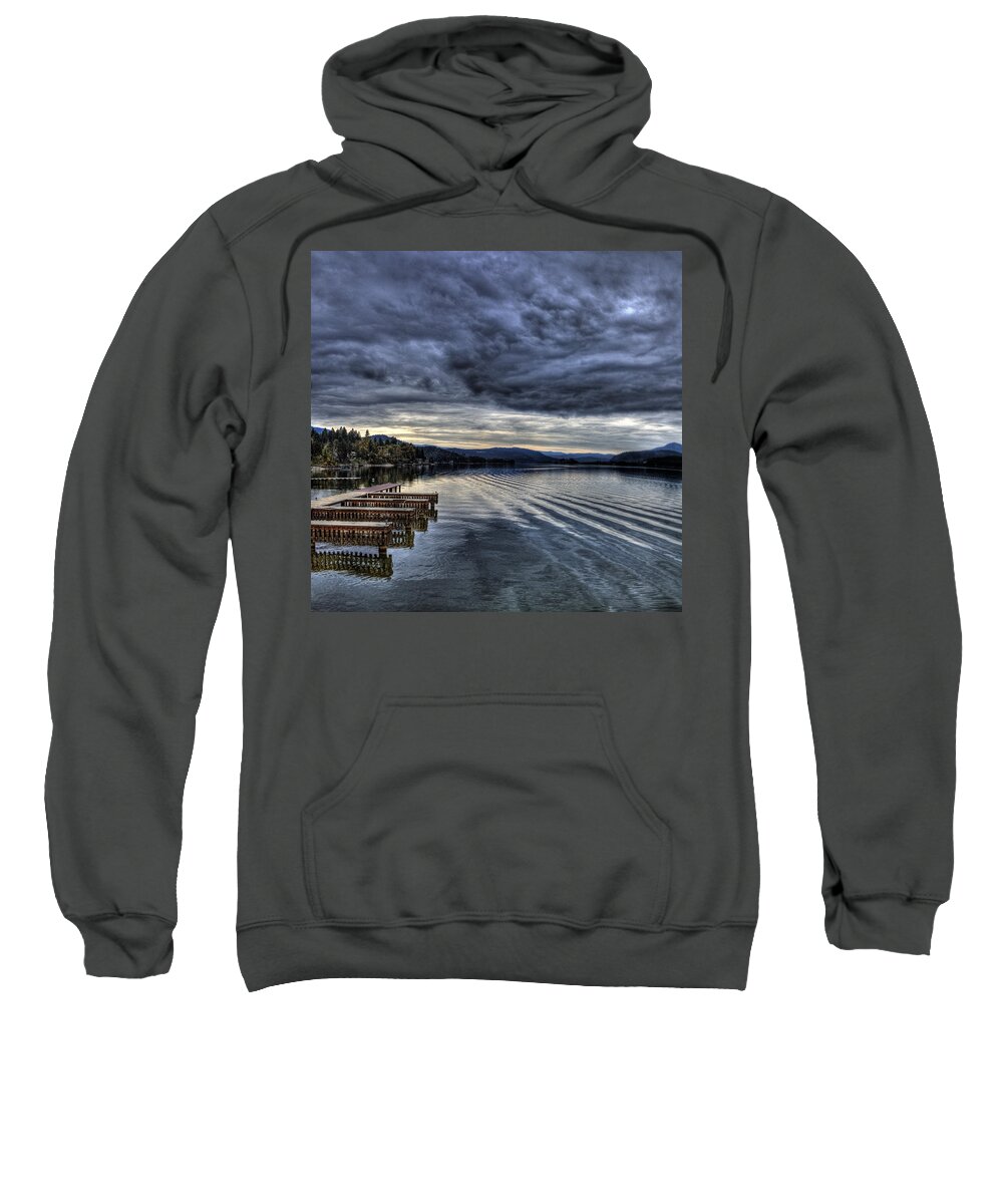 Scenic Sweatshirt featuring the photograph Looking West From 41 South #1 by Lee Santa