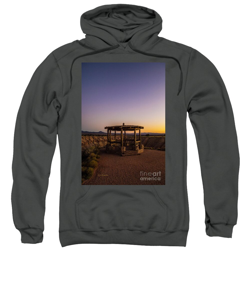 Gazebo Sweatshirt featuring the photograph Cathedral Gorge Gazebo by Stephen Mitchell