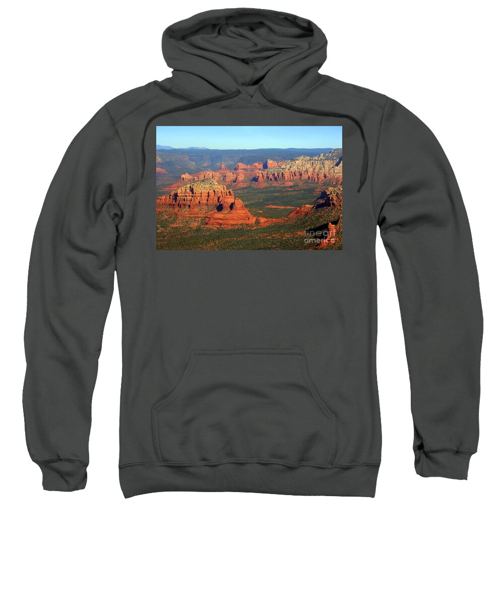Red Mountains Sweatshirt featuring the photograph Sedona #1 by Julie Lueders 