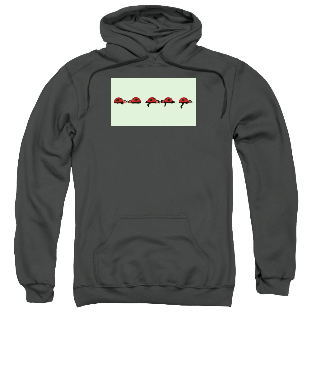 Ladybugs Sweatshirt featuring the photograph Ladybugs by Anne Geddes