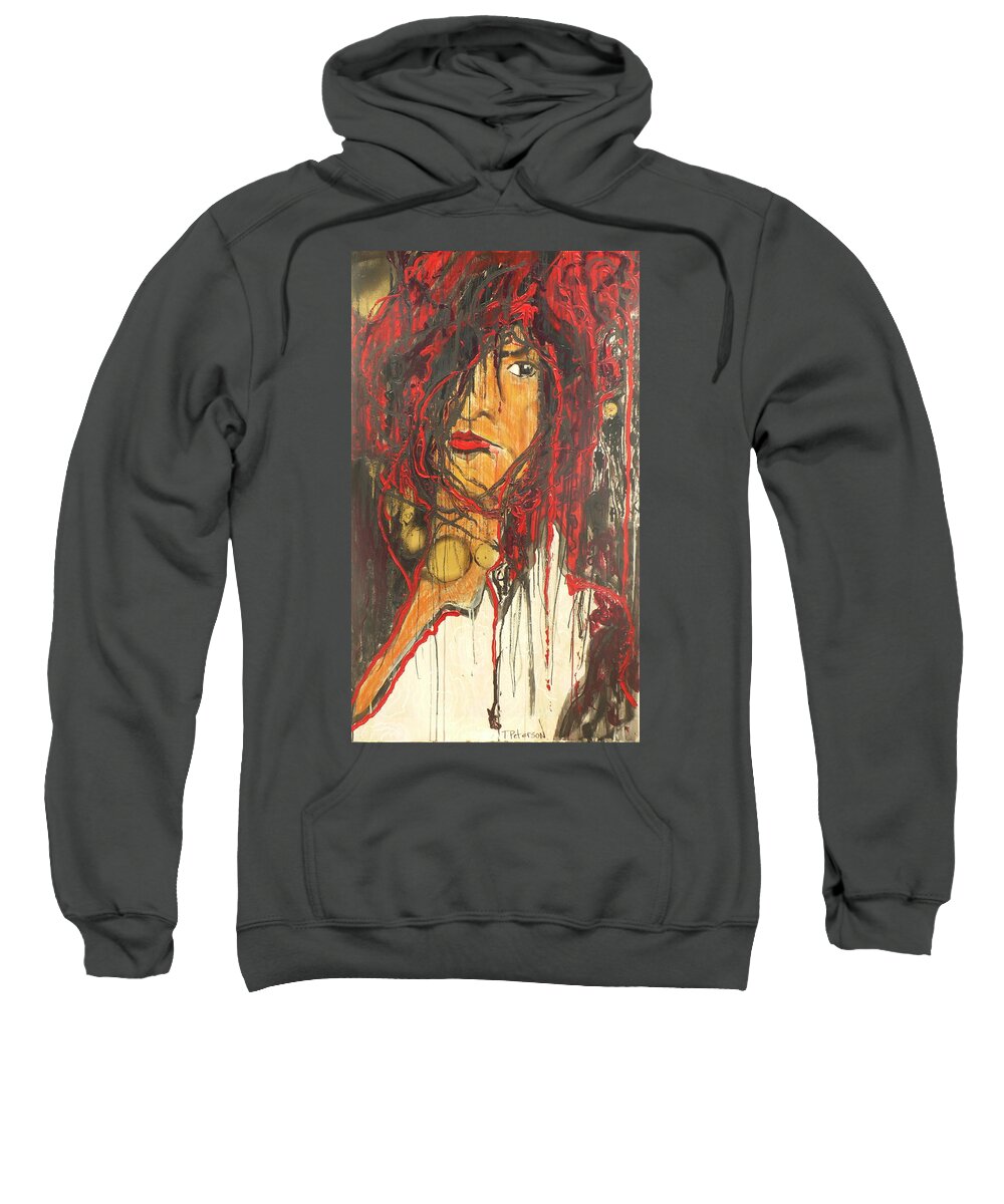 Painting Sweatshirt featuring the painting Solitude by Todd Peterson