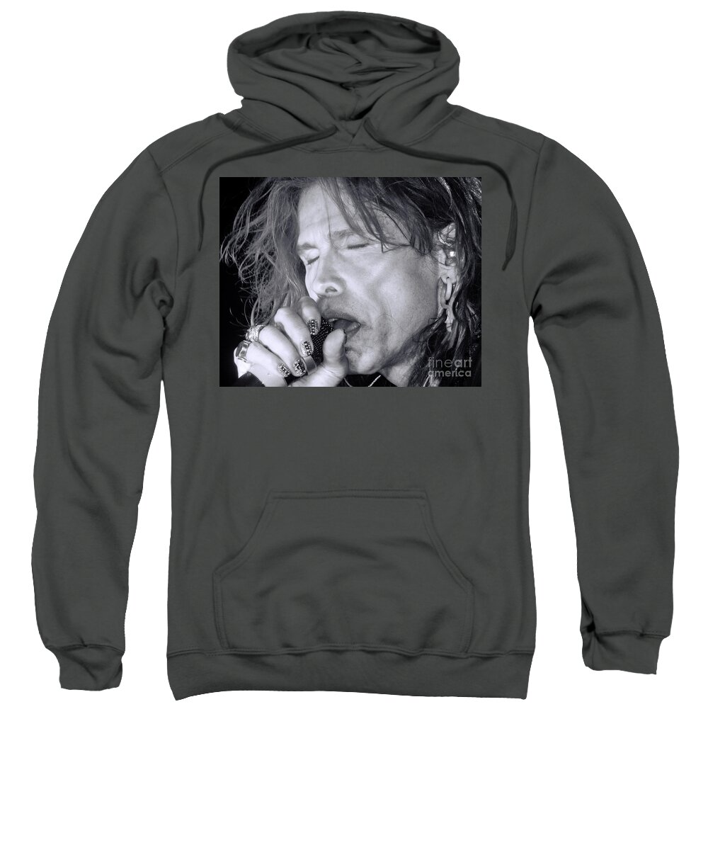 Joe Perry Sweatshirt featuring the photograph Steven #2 by Traci Cottingham