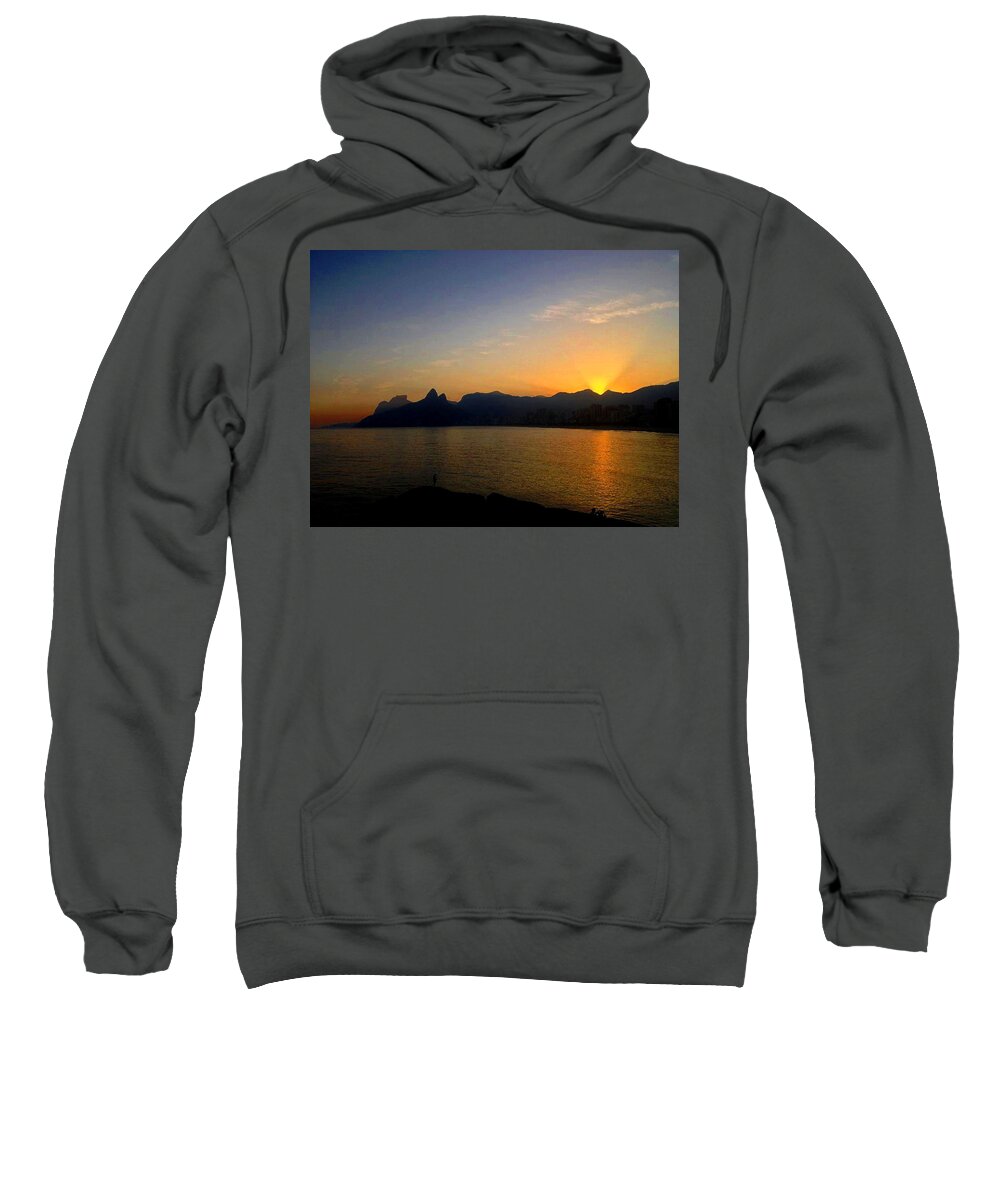 Animal Sweatshirt featuring the photograph Sunset #1 by Cesar Vieira