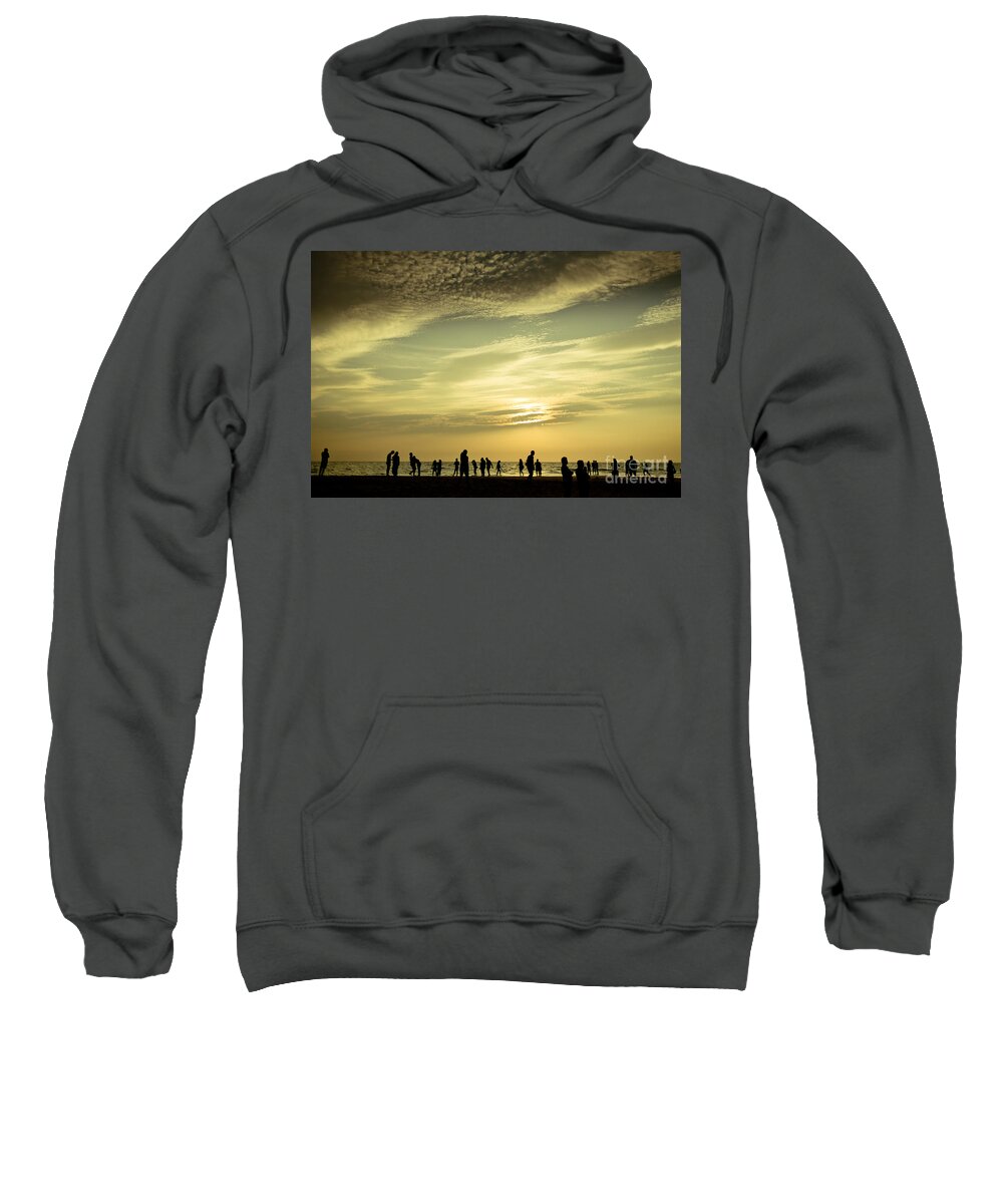 Water Sweatshirt featuring the photograph Vanilla sky #1 by Raimond Klavins