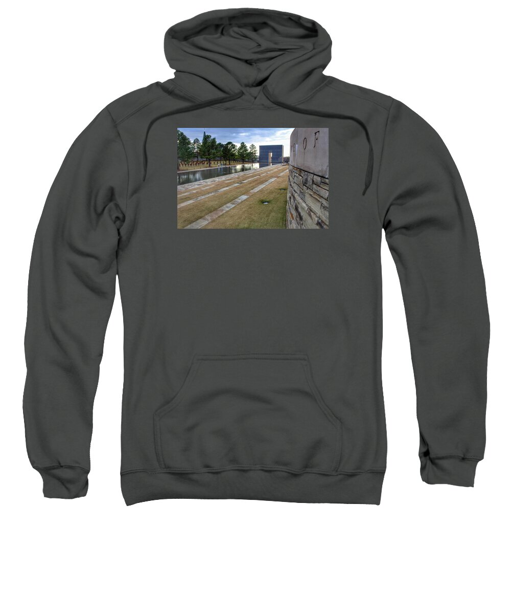 Okc Sweatshirt featuring the photograph West Wall #1 by Buck Buchanan