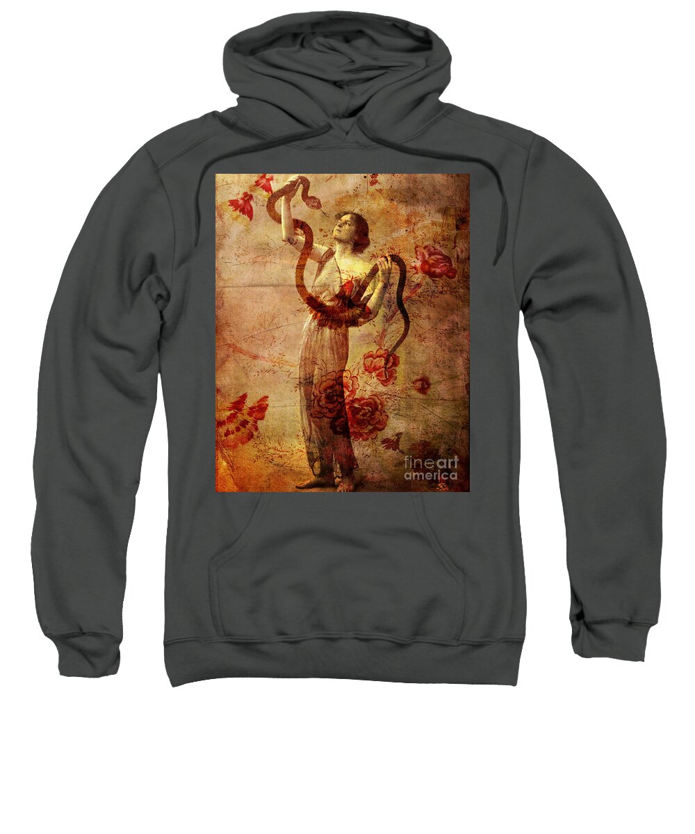 Nostalgic Seduction Sweatshirt featuring the photograph Winsome Woman #26 by Chris Andruskiewicz