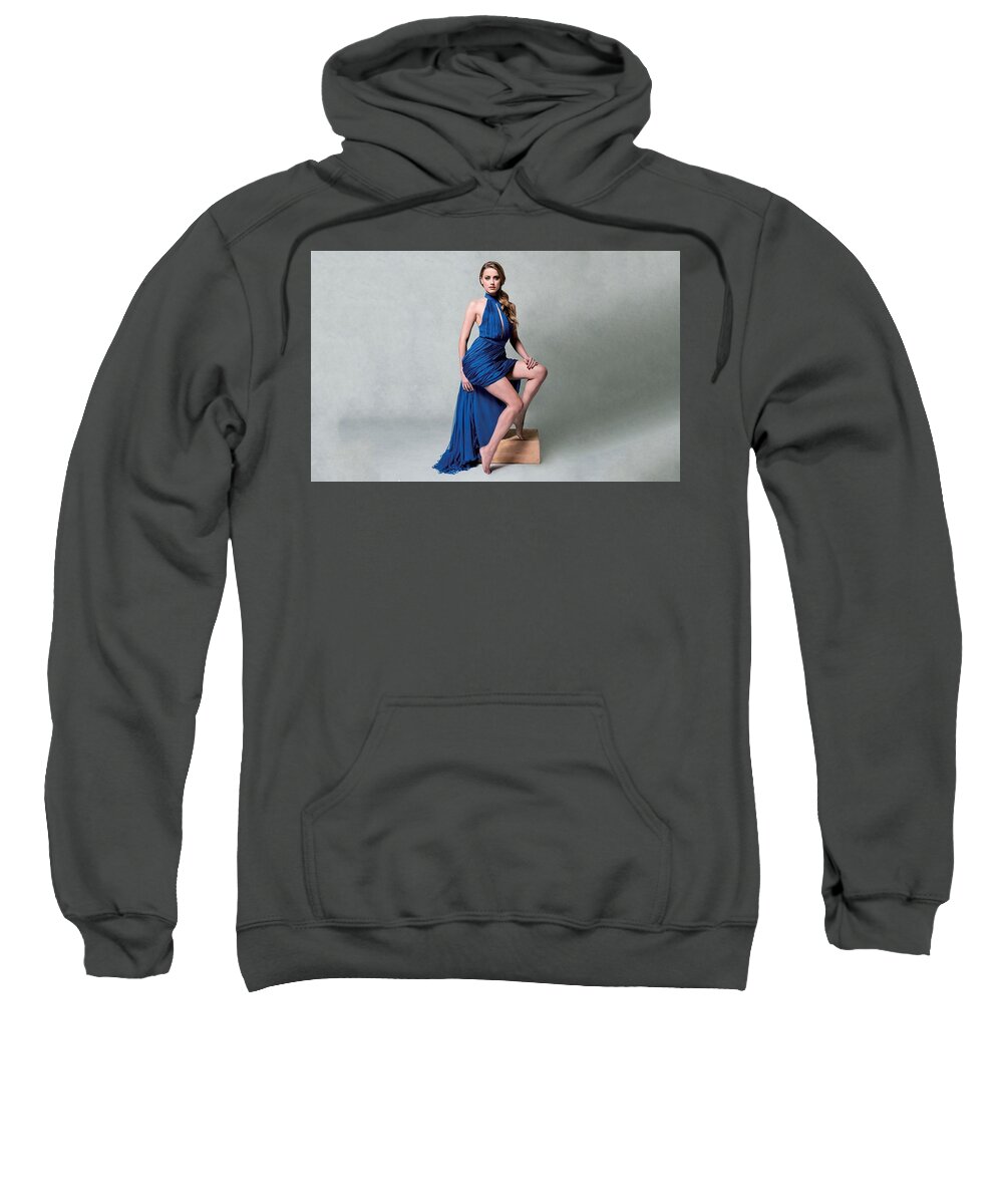Amber Heard Sweatshirt featuring the photograph Amber Heard #2 by Jackie Russo