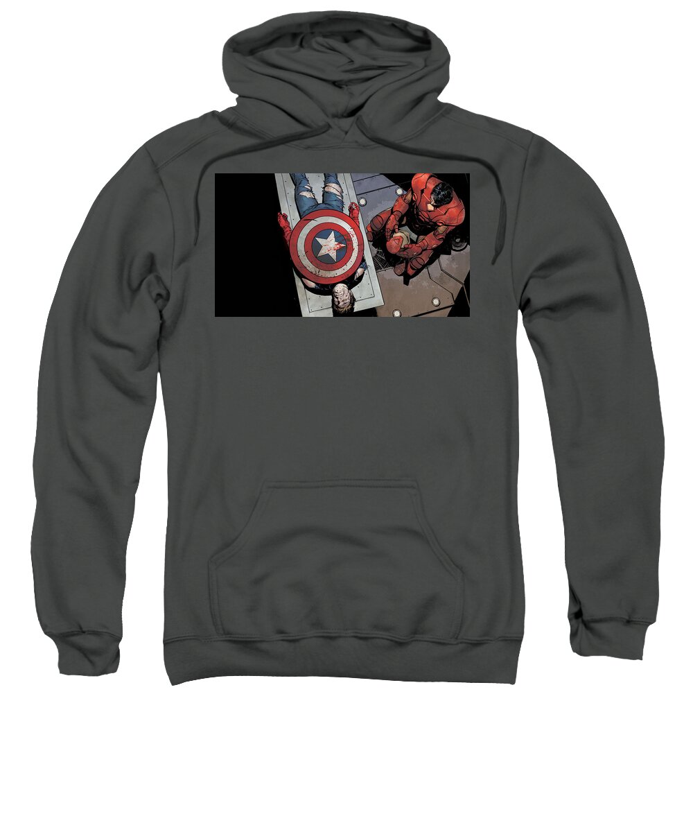 Avengers Sweatshirt featuring the digital art Avengers #2 by Super Lovely