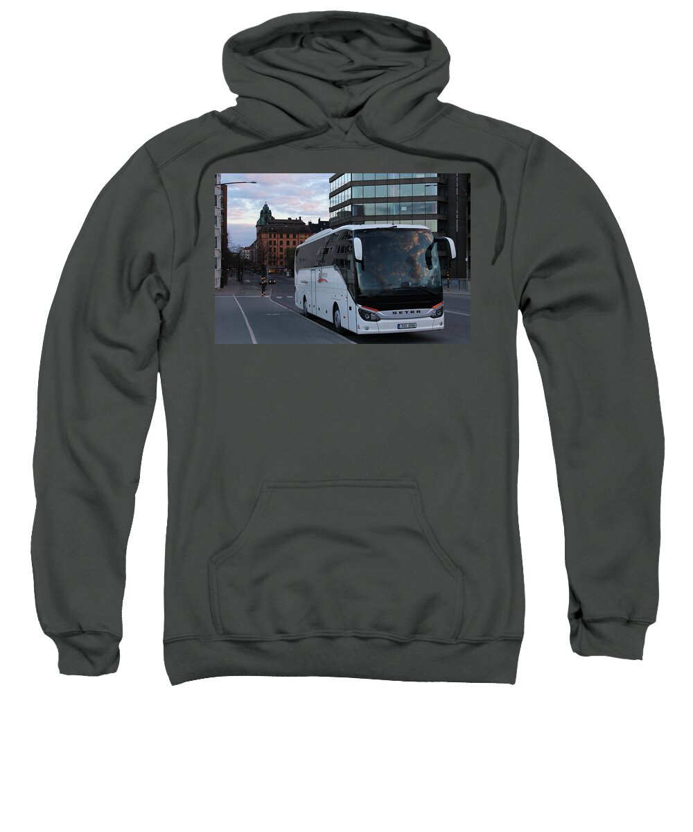 Bus Sweatshirt featuring the photograph Bus #2 by Jackie Russo