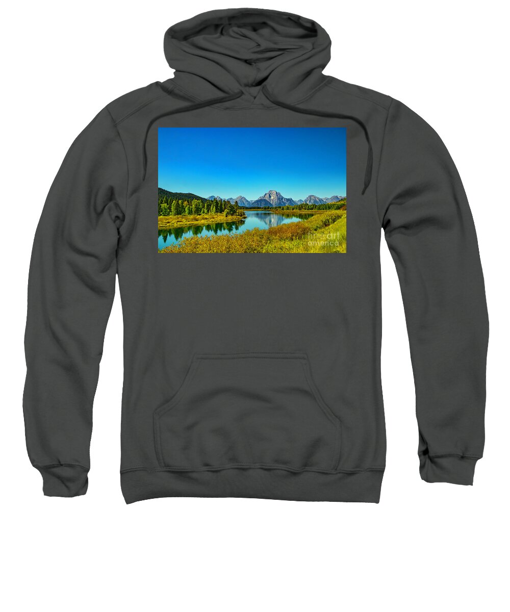 Landscape Sweatshirt featuring the photograph Mount Moran #2 by Mark Jackson