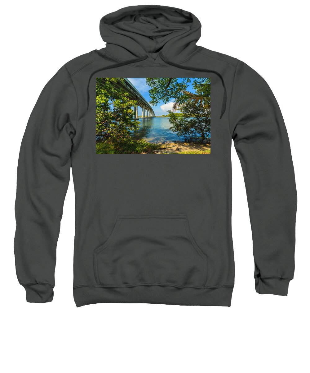 Everglades Sweatshirt featuring the photograph San Marco Bridge #2 by Raul Rodriguez