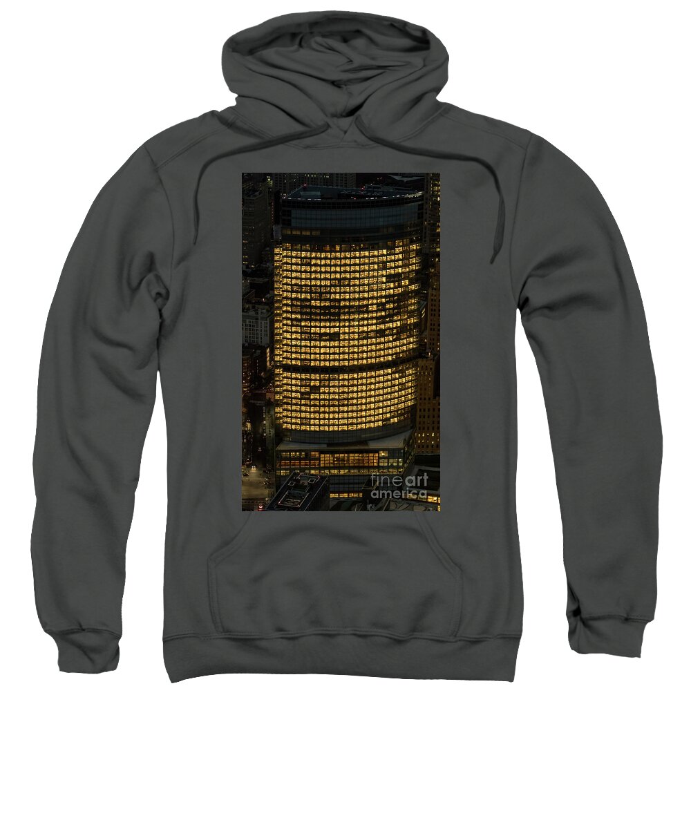200 West Street Sweatshirt featuring the photograph 200 West Street - Goldman Sachs Tower by David Oppenheimer