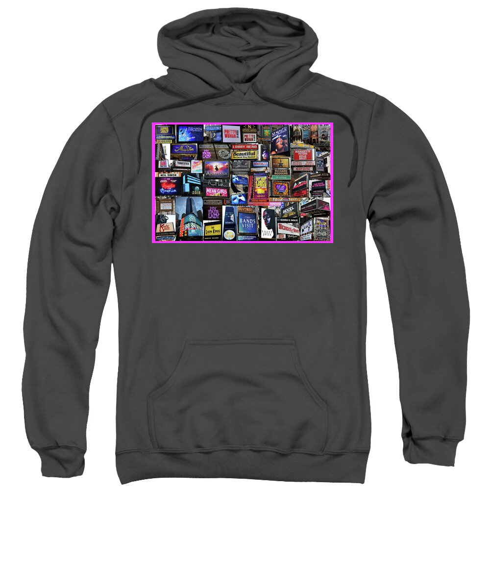 Broadway Sweatshirt featuring the photograph 2018 Broadway Spring Collage by Steven Spak