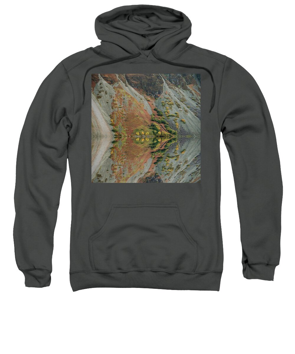 Landscape Sweatshirt featuring the photograph Beautiful sunset landscape image of Wast Water and mountains in #24 by Matthew Gibson