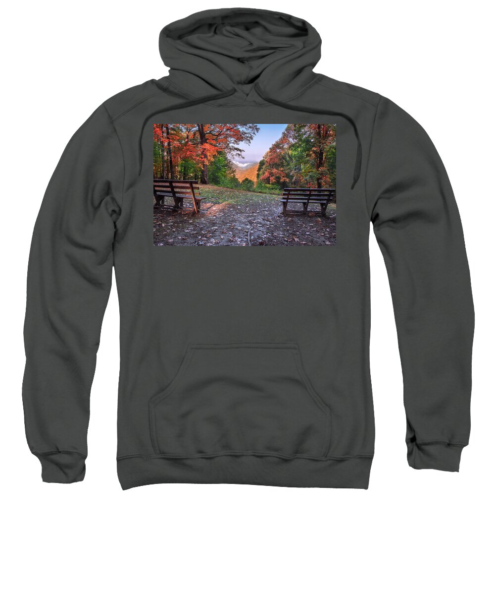 Babcock State Park Sweatshirt featuring the photograph Babcock State Park #3 by Mary Almond