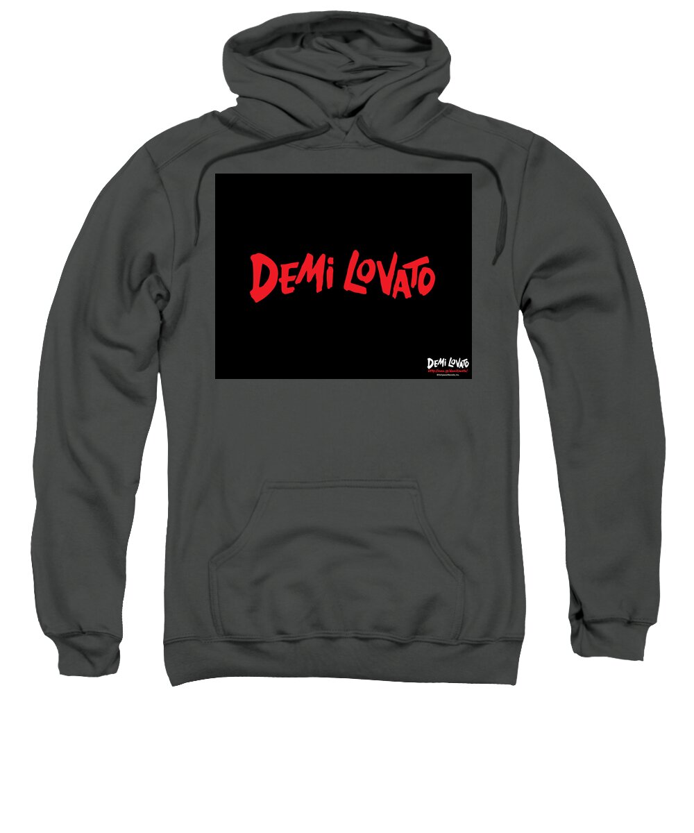 Demi Lovato Sweatshirt featuring the digital art Demi Lovato #3 by Maye Loeser