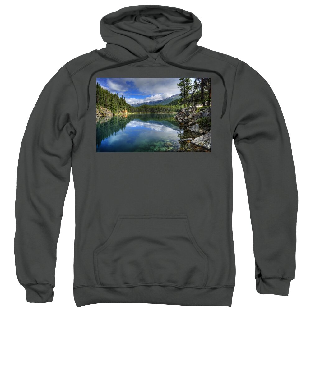Lake Sweatshirt featuring the photograph Horseshoe Lake #1 by Wayne Sherriff
