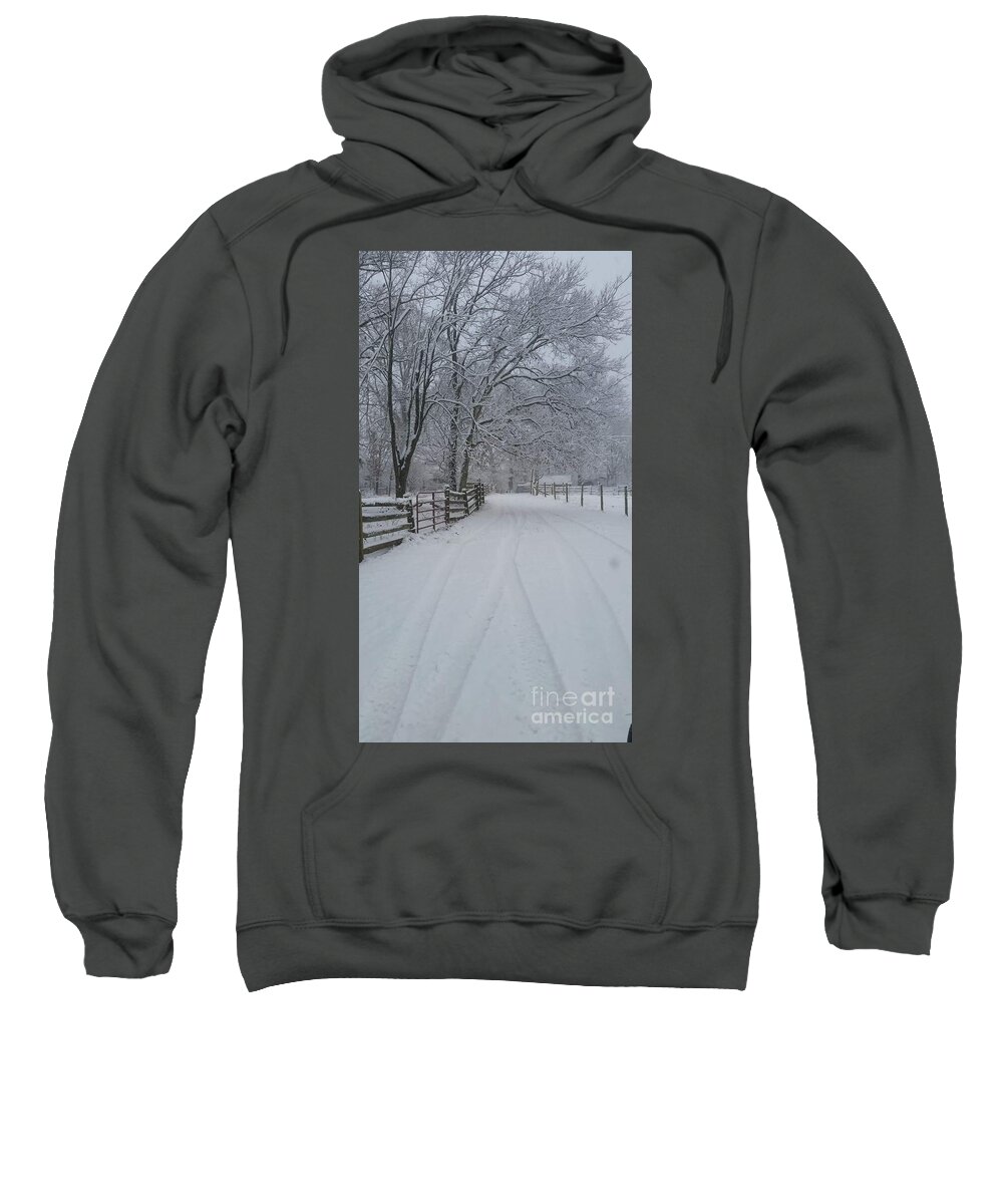 Nature Sweatshirt featuring the photograph The Path #3 by Rabiah Seminole